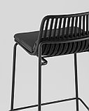 Стул барный Stool Group Louran с подушкой чёрный, фото 7