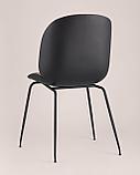 Стул Stool Group Beetle PU бежевый, металлический каркас, черные ножки, фото 5