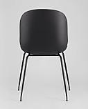 Стул Stool Group Beetle PU бежевый, металлический каркас, черные ножки, фото 6