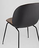 Стул Stool Group Beetle PU бежевый, металлический каркас, черные ножки, фото 7