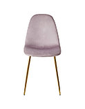 Стул Stool Group Валенсия SN велюр розовый золотые ножки, фото 2