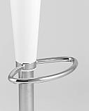 Стул барный Stool Group Bomba (Бомба) белый газ-лифт, пластик, хром, фото 7