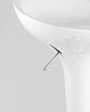 Стул барный Stool Group Bomba (Бомба) белый газ-лифт, пластик, хром, фото 8