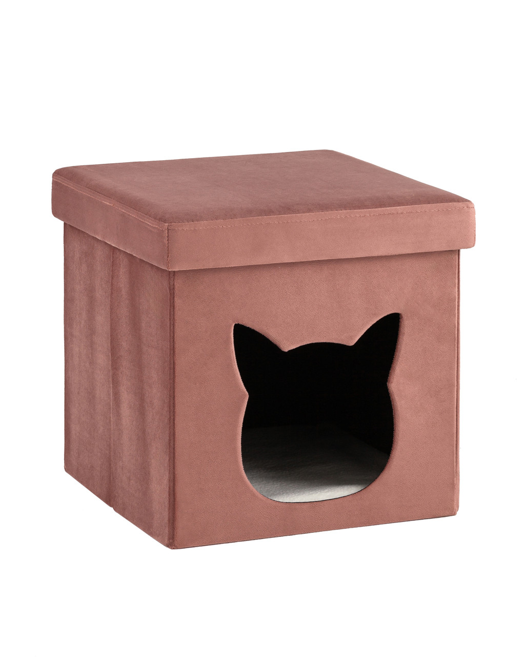 Пуф Stool Group Store Pet розовый складной с ящиком