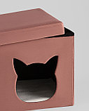 Пуф Stool Group Store Pet розовый складной с ящиком, фото 5