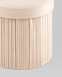 Пуф Stool Group Store Round бежевый складной с ящиком, фото 6