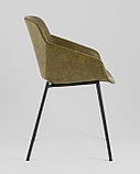 Стул Stool Group Ashby экокожа зелёный сиденье, фото 4