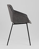 Стул Stool Group Ashby экокожа серый сиденье, фото 4