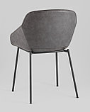 Стул Stool Group Ashby экокожа серый сиденье, фото 6