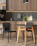 Стул Stool Group обеденный West черный экокожа ножки металл, фото 4
