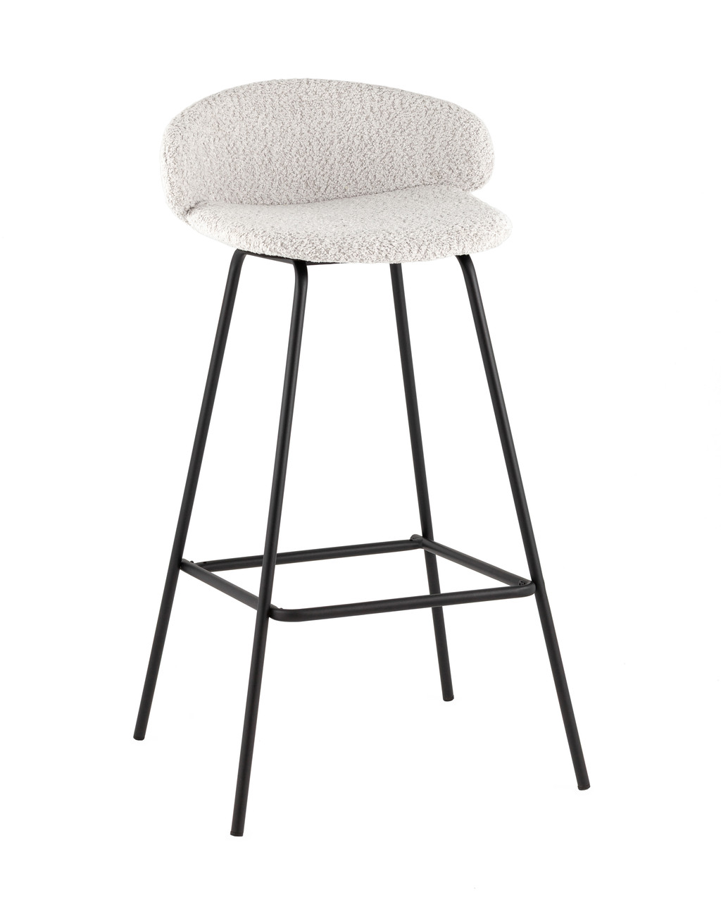 Стул барный Stool Group Nita букле светло-серый