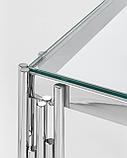 Журнальный стол Stool Group 55*55 ГЭТСБИ серебро, профиль каркаса сталь, материал столешницы стекло, фото 7