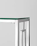 Консоль Stool Group БРУКЛИН 115*30 серебро, каркас нержавеющая сталь, фото 7