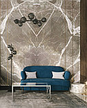 Диван Stool Group Кэнди велюр синий, ножки черные, металл, фото 4