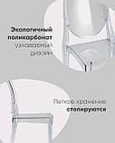Стул Stool Group Victoria Ghost NEW янтарный из прозрачного пластика, фото 5