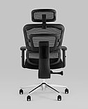 Компьютерное кресло TopChairs TopChairs Techno офисное черное, обивка из сетки и текстиля, механизм качания, фото 7