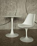 Стол Stool Group Tulip белый, столешница МДФ, ножка металл, фото 4