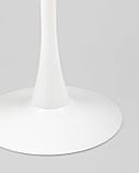 Стол Stool Group Tulip белый, столешница МДФ, ножка металл, фото 8