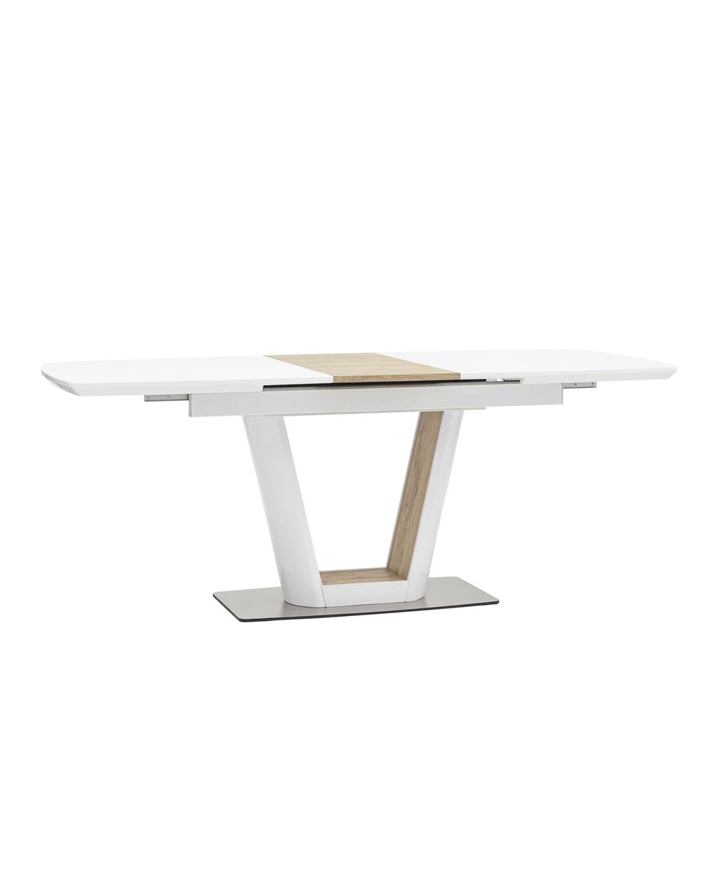 Стол Stool Group обеденный Атланта раскладной 160-200*90 белый