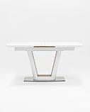 Стол Stool Group обеденный Атланта раскладной 160-200*90 белый, фото 4