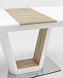 Стол Stool Group обеденный Атланта раскладной 160-200*90 белый, фото 6