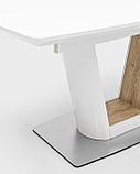 Стол Stool Group обеденный Атланта раскладной 160-200*90 белый, фото 9