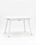 Стол Stool Group обеденный Чикаго раскладной 120-160*90 белый, фото 2