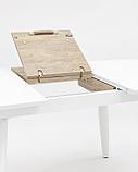 Стол Stool Group обеденный Чикаго раскладной 120-160*90 белый, фото 6