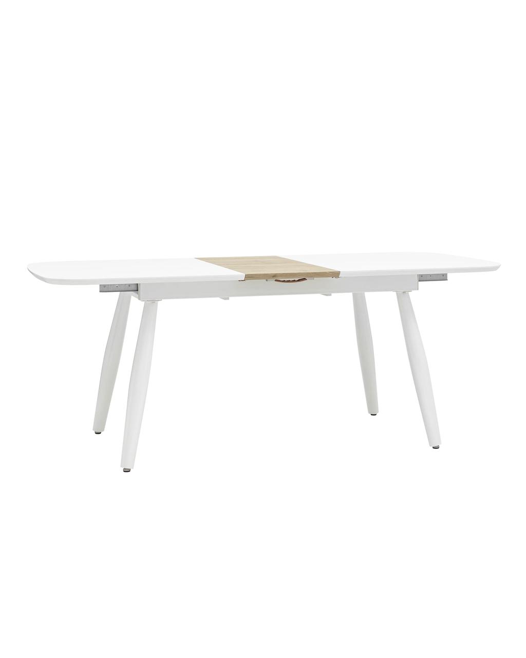 Стол Stool Group обеденный Чикаго раскладной 160-200*90 белый