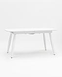 Стол Stool Group обеденный Чикаго раскладной 160-200*90 белый, фото 2
