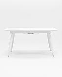 Стол Stool Group обеденный Чикаго раскладной 160-200*90 белый, фото 3