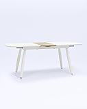 Стол Stool Group обеденный Чикаго раскладной 160-200*90 белый, фото 4