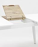 Стол Stool Group обеденный Чикаго раскладной 160-200*90 белый, фото 6