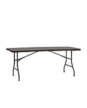 Стол Stool Group складной чемодан пластиковый Кейт 180 коричневый, стальной каркас, полиэтилен высокой