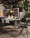 Стол Stool Group складной чемодан пластиковый Кейт 180 коричневый, стальной каркас, полиэтилен высокой, фото 4