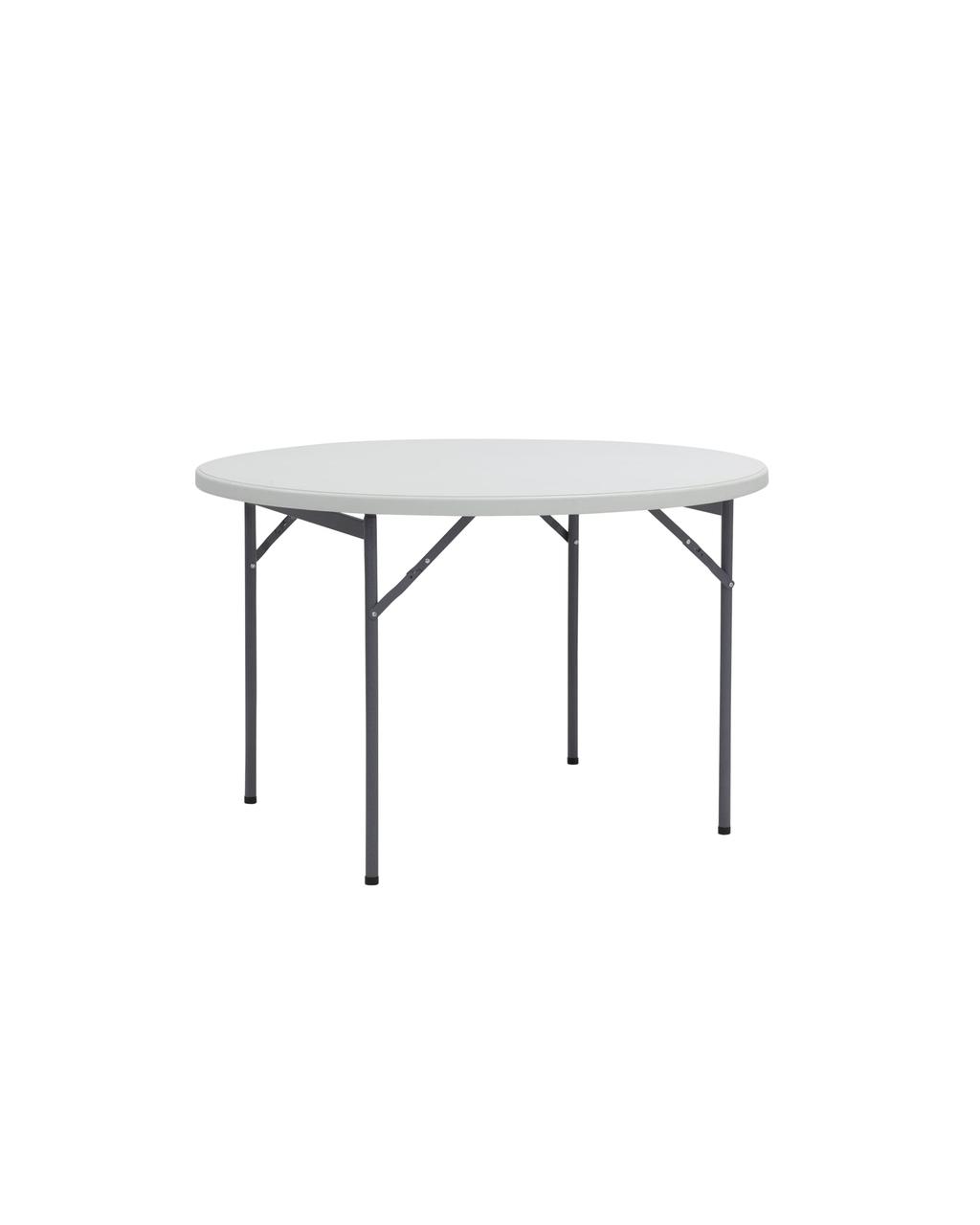 Стол Stool Group круглый складной пластиковый Кейт 116, полиэтилен высокой плотности HDPE