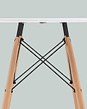 Стол Stool Group EAMES DSW D80, белый, столешница МДФ, ножки метал, массив бука, фото 4
