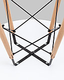 Стол Stool Group EAMES DSW D80, белый, столешница МДФ, ножки метал, массив бука, фото 5