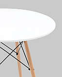 Стол Stool Group EAMES DSW D80, белый, столешница МДФ, ножки метал, массив бука, фото 6
