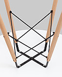 Стол Stool Group EAMES DSW D90, белый, столешница МДФ, ножки метал, массив бука, фото 5