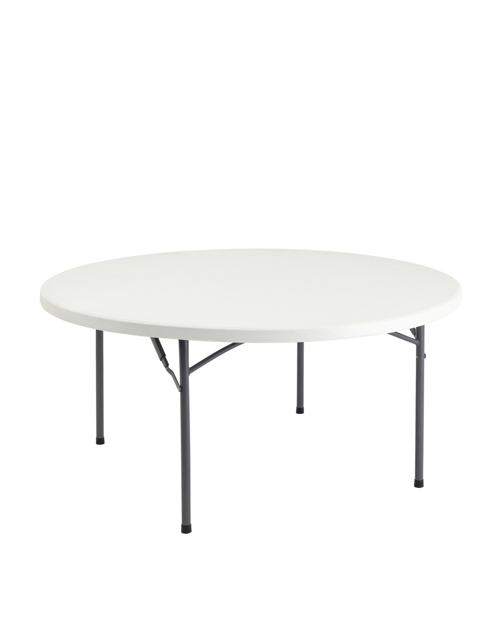 Стол Stool Group круглый складной пластиковый Кейт 160, стальной каркас, полиэтилен высокой плотности HDPE