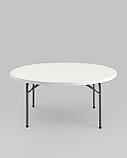 Стол Stool Group круглый складной пластиковый Кейт 160, стальной каркас, полиэтилен высокой плотности HDPE, фото 5