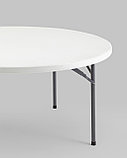 Стол Stool Group круглый складной пластиковый Кейт 160, стальной каркас, полиэтилен высокой плотности HDPE, фото 7