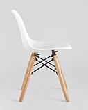 Стул Stool Group DSW детский белый, полипропилен, сталь, натуральный массив бука, фото 6
