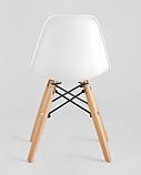 Стул Stool Group DSW детский белый, полипропилен, сталь, натуральный массив бука, фото 8