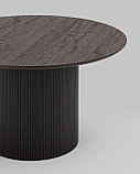 Стол Stool Group Ballet 120*75 столешница темное дерево ножки металл, фото 5
