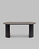Стол Stool Group Ballet 180*90*75 столешница темное дерево ножки металл, фото 5