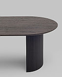 Стол Stool Group Ballet 200*100*75 столешница темное дерево ножки металл, фото 9