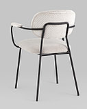 Стул Stool Group Кэрол бежевый обивка ткань, ножки металл, фото 7