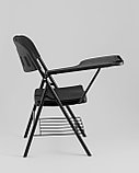 Стулья складные Stool Group банкетный со столиком и полкой черный, фото 4